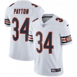 Chicago Bears 34 Walter Payton White Vapor Untouchable Limited Player NFL Jersey