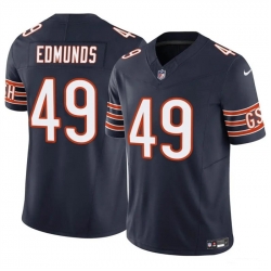 Chicago Bears 49 Tremaine Edmunds Navy 2023 F U S E Vapor Stitched Football Jersey