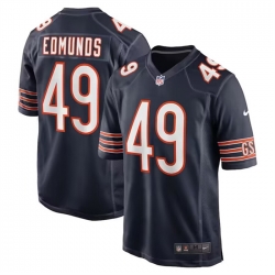 Chicago Bears 49 Tremaine Edmunds Navy Stitched Game Jersey