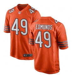 Chicago Bears 49 Tremaine Edmunds Orange Vapor Untouchable Limited Stitched Jersey