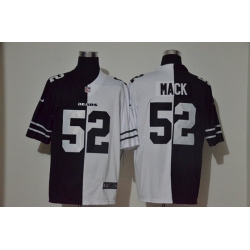 Chicago Bears 52 Khalil Mack Black And White Split Vapor Untouchable Limited Jersey