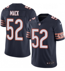 Chicago Bears 52 Khalil Mack Navy Blue Team Color Vapor Untouchable Limited Player NFL Jersey