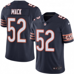Chicago Bears 52 Khalil Mack Navy Blue Team Color Vapor Untouchable Limited Player NFL Jersey