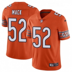 Chicago Bears 52 Khalil Mack Orange Alternate Vapor Untouchable Limited Player NFL Jersey