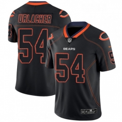 Chicago Bears 54 Brian Urlacher Limited Lights Out Black Rush NFL Jersey