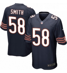Chicago Bears 58 Roquan Smith Game Navy Blue Team Color NFL Jersey