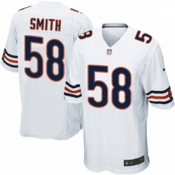 Chicago Bears 58 Roquan Smith Game White NFL Jersey