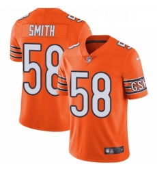 Chicago Bears 58 Roquan Smith Limited Orange Rush Vapor Untouchable NFL Jersey