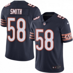 Chicago Bears 58 Roquan Smith Navy Blue Team Color Vapor Untouchable Limited Player NFL Jersey