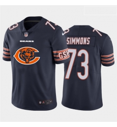 Chicago Bears 73 Lachavious Simmons Navy Team Big Logo Vapor Untouchable Limited Jersey Chicago Bears 73 Lachavious Simmons Navy Team Big Logo Vapor Untouchable Limited Jersey