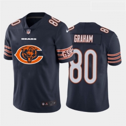 Chicago Bears 80 Jimmy Graham Navy Team Big Logo Vapor Untouchable Limited Jersey