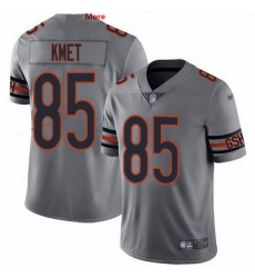 Chicago Bears 85 Cole Kmet Silver Stitched NFL Limited Inverted Legend Jersey Chicago Bears 85 Cole Kmet Silver Stitched NFL Limited Inverted Legend Jersey