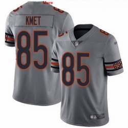 Chicago Bears 85 Cole Kmet Silver Stitched NFL Limited Inverted Legend Jersey