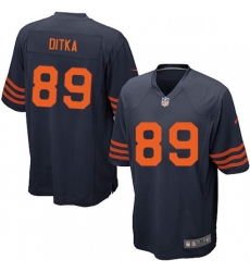 Chicago Bears 89 Mike Ditka Game Navy Blue Alternate NFL Jersey