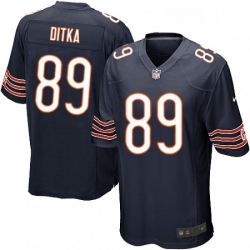 Chicago Bears 89 Mike Ditka Game Navy Blue Team Color NFL Jersey