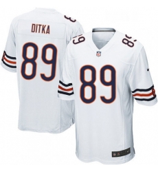 Chicago Bears 89 Mike Ditka Game White NFL Jersey