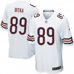 Chicago Bears 89 Mike Ditka Game White NFL Jersey