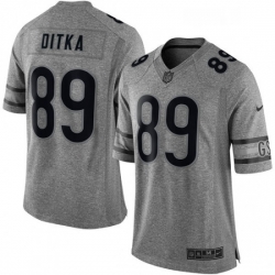 Chicago Bears 89 Mike Ditka Limited Gray Gridiron NFL Jersey