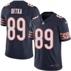 Chicago Bears 89 Mike Ditka Navy Blue Team Color Vapor Untouchable Limited Player NFL Jersey