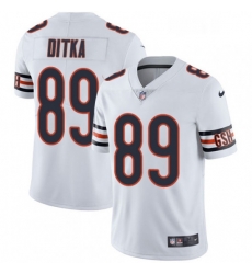 Chicago Bears 89 Mike Ditka White Vapor Untouchable Limited Player NFL Jersey