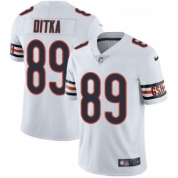 Chicago Bears 89 Mike Ditka White Vapor Untouchable Limited Player NFL Jersey