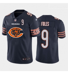 Chicago Bears 9 Nick Foles Navy Team Big Logo Number Vapor Untouchable Limited Jersey Chicago Bears 9 Nick Foles Navy Team Big Logo Number Vapor Untouchable Limited Jersey