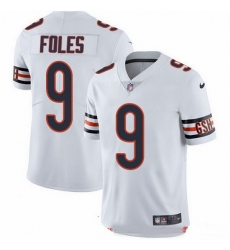 Chicago Bears 9 Nick Foles White Stitched NFL Vapor Untouchable Limited Jersey