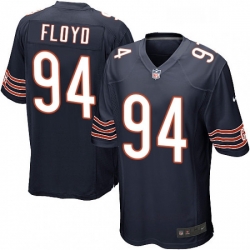 Chicago Bears 94 Leonard Floyd Game Navy Blue Team Color NFL Jersey