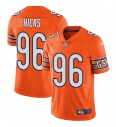 Chicago Bears 96 Akiem Hicks Limited Orange Rush Vapor Untouchable NFL Jersey