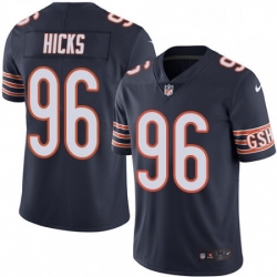 Chicago Bears 96 Akiem Hicks Navy Blue Team Color Vapor Untouchable Limited Player NFL Jersey