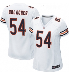 Women's Chicago Bears 54 Brian Urlacher Game White NFL Jersey