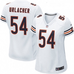Women's Chicago Bears 54 Brian Urlacher Game White NFL Jersey