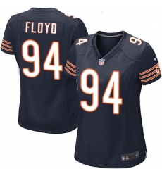Women's Chicago Bears 94 Leonard Floyd Game Navy Blue Team Color NFL Jersey