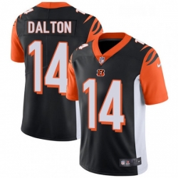 Cincinnati Bengals 14 Andy Dalton Vapor Untouchable Limited Black Team Color NFL Jersey