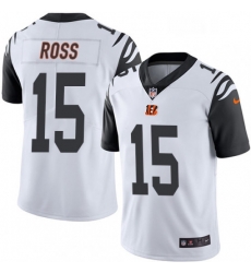 Cincinnati Bengals 15 John Ross Limited White Rush Vapor Untouchable NFL Jersey