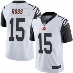 Cincinnati Bengals 15 John Ross Limited White Rush Vapor Untouchable NFL Jersey