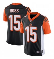 Cincinnati Bengals 15 John Ross Vapor Untouchable Limited Black Team Color NFL Jersey