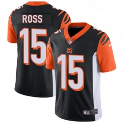 Cincinnati Bengals 15 John Ross Vapor Untouchable Limited Black Team Color NFL Jersey