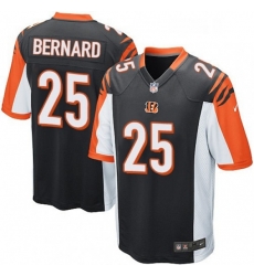 Cincinnati Bengals 25 Giovani Bernard Game Black Team Color NFL Jersey