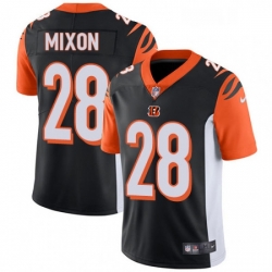 Cincinnati Bengals 28 Joe Mixon Vapor Untouchable Limited Black Team Color NFL Jersey