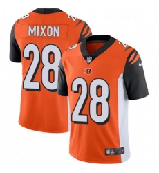 Cincinnati Bengals 28 Joe Mixon Vapor Untouchable Limited Orange Alternate NFL Jersey