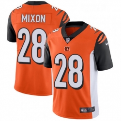 Cincinnati Bengals 28 Joe Mixon Vapor Untouchable Limited Orange Alternate NFL Jersey