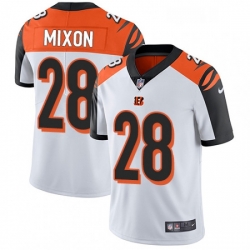 Cincinnati Bengals 28 Joe Mixon Vapor Untouchable Limited White NFL Jersey