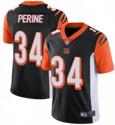 Cincinnati Bengals 34 Samaje Perine Black Vapor Untouchable Limited Jersey