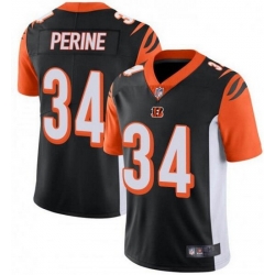 Cincinnati Bengals 34 Samaje Perine Black Vapor Untouchable Limited Jersey