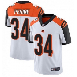 Cincinnati Bengals 34 Samaje Perine White Vapor Untouchable Limited Jersey