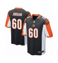 Cincinnati Bengals 60 Michael Jordan Game Black Team Color Football Jersey