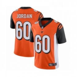 Cincinnati Bengals 60 Michael Jordan Orange Alternate Vapor Untouchable Limited Player Football Jersey