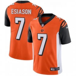 Cincinnati Bengals 7 Boomer Esiason Vapor Untouchable Limited Orange Alternate NFL Jersey