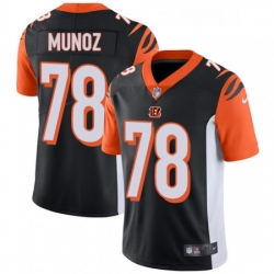 Cincinnati Bengals 78 Anthony Munoz Vapor Untouchable Limited Black Team Color NFL Jersey